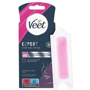 Veet - Expert Cold Wax Strips - Gezicht - Normale Huid