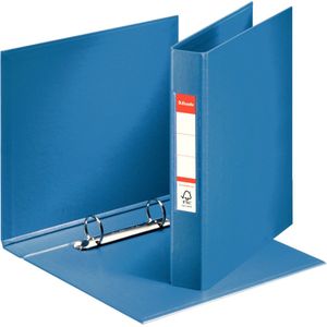 Esselte Duurzame Kartonnen 2-Rings Ringband Voor  190 A4 Vel - Rugbreedte van 25mm - Blauw