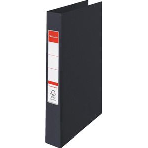 Esselte Vivida Kunststof 23-Rings Ringband - voor A4 Documenten - Rugbreedte van 42mm - Zwart