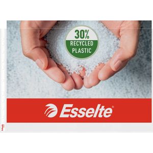 Esselte Showtas - PP - A3 Landscape - 50 Stuks - Transparant - Voor Thuiswerken