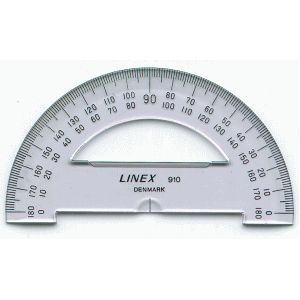 Winkelmesser S910 180 Grad 10cm transparent
