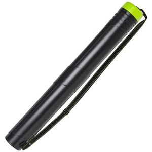 Tekeningkoker Linex zoom 70 tot 124cm doorsnee 7.5cm zwart | 12 stuks