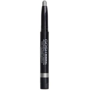 Gosh Mineral Waterproof Langaanhoudende Oogschaduw in Potlood Waterproof Tint 006 Metallic Grey 1,4 gr
