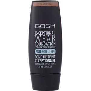 Gosh X-Ceptional Wear Foundation Long Lasting Makeup 22 Mocha 35 ml
