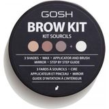 Gosh - Brow Kit - Wenkbrauw Set - 2,82 gr - Voor Vrouwen