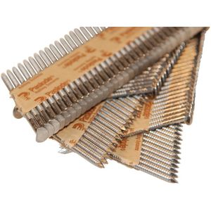 Paslode 34° Papier Gebonden Stripnagels IM350 | D-kop | 2,8x70 mm | Blank | Glad | +2x Gas VE=2200 - 141212