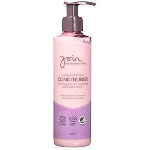 Join - Biologisch gecertificeerde conditioner met kokosnootboter en olijvenextract - verpakking met 2 flessen à 250 ml