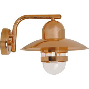 NORDLUX SEASIDE - Wandlamp - Koper - Metalen Statief - Glazen Scherm