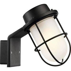 Badkamerlamp wand zwart Kooi wandlamp 'Marina' Nordlux g9 opaal glas