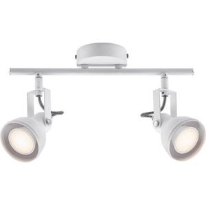 Nordlux Opbouw spot 2x GU10 Aslak wit verstelbaar - 4800450