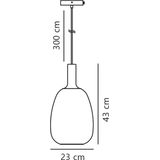 Nordlux Alton 23 47303047 Pendelleuchte E27 60 W Rauch