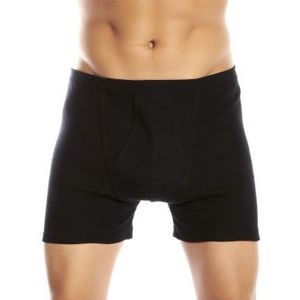 JBS Heren Boxershort Met Gulp Zwart Onderbroek - Maat M