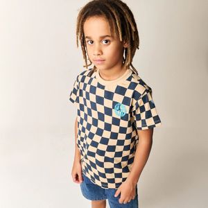 Tumble 'N Dry - T-shirt - Blokjes Print - Katoen - Biologisch Katoen