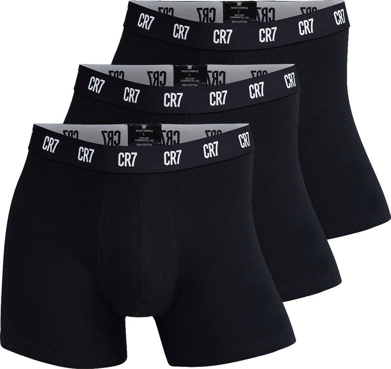 CR7 - Boxershorts - Effen - Katoen/Elastaan - Multipack van 3