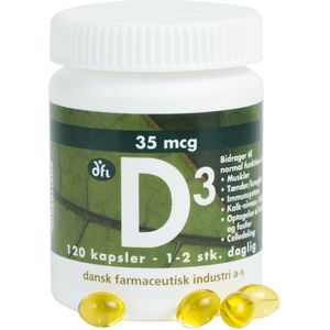 Berthelsen Naturprodukter - D3 35mcg  120 stk.