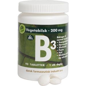 Berthelsen Naturprodukter - B3 200 mg  90 stk.