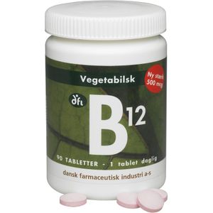 DFI B12 500 Mcg - Plantardig 90 tabletten