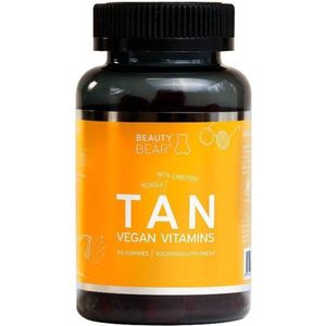 Beauty Bear Vegan Vitamins Gummies Tan 60Stuks