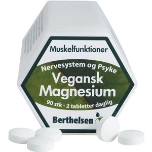 Berthelsen Naturprodukter Vegansk Magnesium  90 stk.