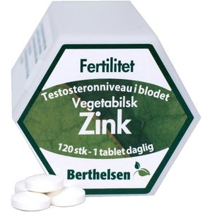 Berthelsen Naturprodukter - Zink  120 stk.