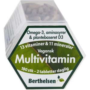 Berthelsen Naturprodukter - Vegansk Multivitamin  90 stk.