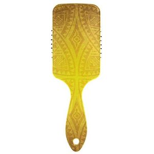 FANTAZIO Afrikaanse Bloementextuur Haarborstel voor Vrouwen Mannen Kids Beschadigde Krullend Golvend Frizzy Fijn Haar Massage Hersenen Acupoints