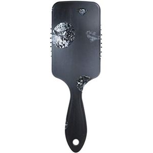 FANTAZIO Geweldige Diamanten Haarborstel voor Vrouwen Mannen Kids Beschadigde Krullend Golvend Frizzy Fijn Haar Massage Hersenen Acupoints