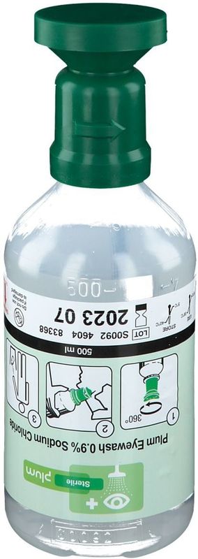 Oogspoelfles met oogschaal North