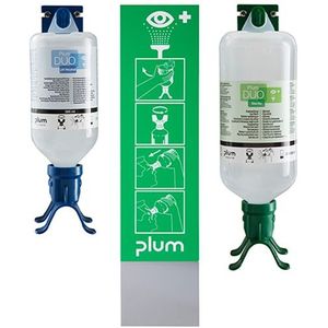 Plum Oogspoelstation Duo 500ml Ph Neutraal en 1000ml Sodium Chlo