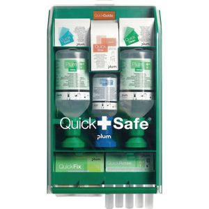 Eerstehulpstation QuickSafe - Verbanddoos - Compleet - Stofdichte Kast - Groot Assortiment EHBO-producten
