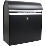 Allux - KS200 - Brievenbus - Zwart - Gegalvaniseerd Staal