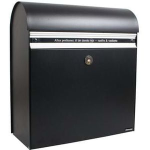 Allux - KS200 - Brievenbus - Zwart - Gegalvaniseerd Staal