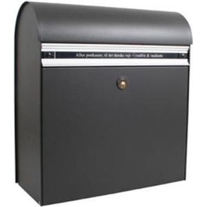 Allux - KS200 - Brievenbus - Antraciet - Gegalvaniseerd Staal