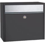 Allux - LT150 - Brievenbus - Antraciet - Verzinkt Staal