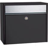 Allux - LT150 - Brievenbus - Zwart - Verzinkt Staal