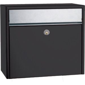 Allux - LT150 - Brievenbus - Zwart - Verzinkt Staal