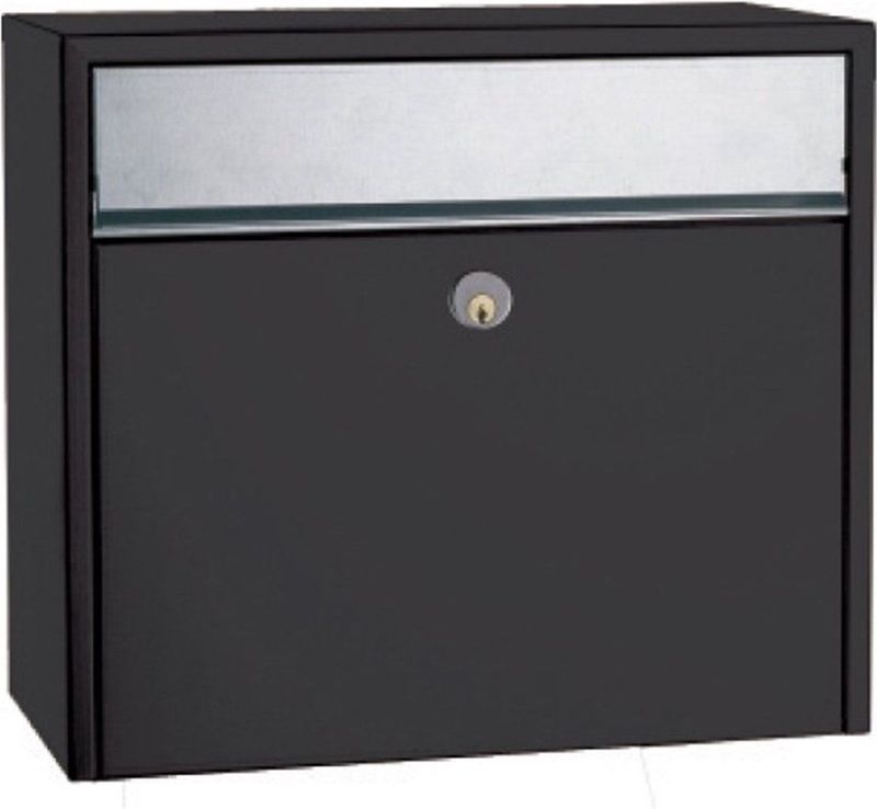 Allux - LT150 - Brievenbus - Zwart - Verzinkt Staal