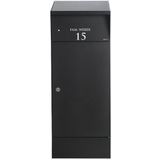 Allux - Pakketzuil - Zwart - Metaal - Met LED-Licht en Bewegingssensor