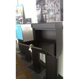 Allux - Grundform - Brievenbus - Zwart - Gegalvaniseerd Staal