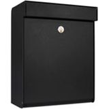 Allux - Grundform - Brievenbus - Zwart - Gegalvaniseerd Staal