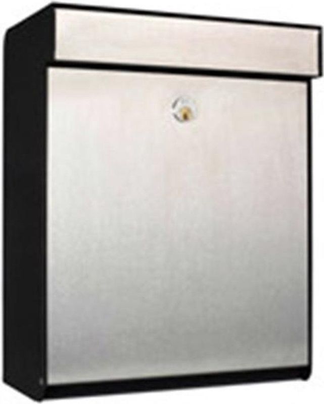 Allux - Grundform - Brievenbus - Zwart/Inox - Gegalvaniseerd Staal
