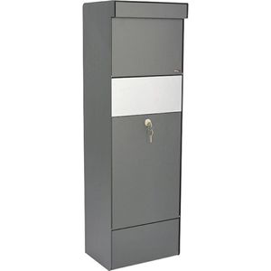 Allux - Grundform - Pakketzuil - Antraciet - Gegalvaniseerd Staal