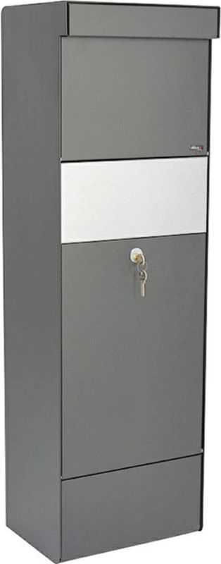 Allux - Grundform - Pakketzuil - Antraciet - Gegalvaniseerd Staal