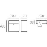 Allux - 6000 - Brievenbus - Zwart - Gegalvaniseerd Staal