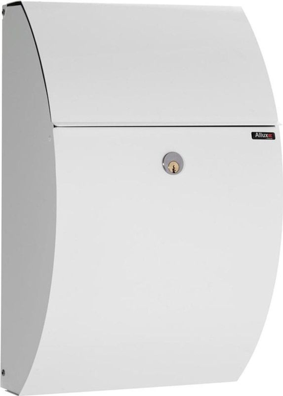 Allux - 7000 - Brievenbus - Wit - Gegalvaniseerd Staal