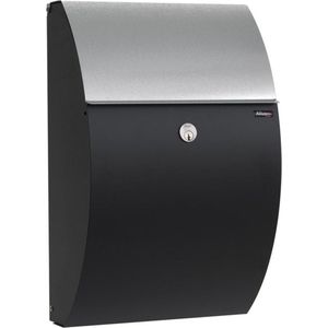 Allux - 7000 - Brievenbus - Zwart - Gegalvaniseerd Staal
