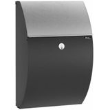 Allux - 7000 - Brievenbus - Zwart/RVS - Gegalvaniseerd Staal