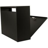 Allux - LT160 - Brievenbus - Zwart - Verzinkt Staal