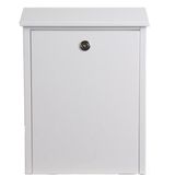 Allux - 200 - Brievenbus - Wit - Verzinkt Staal