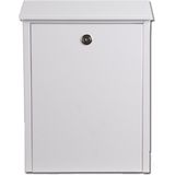 Allux - 200 - Brievenbus - Wit - Verzinkt Staal